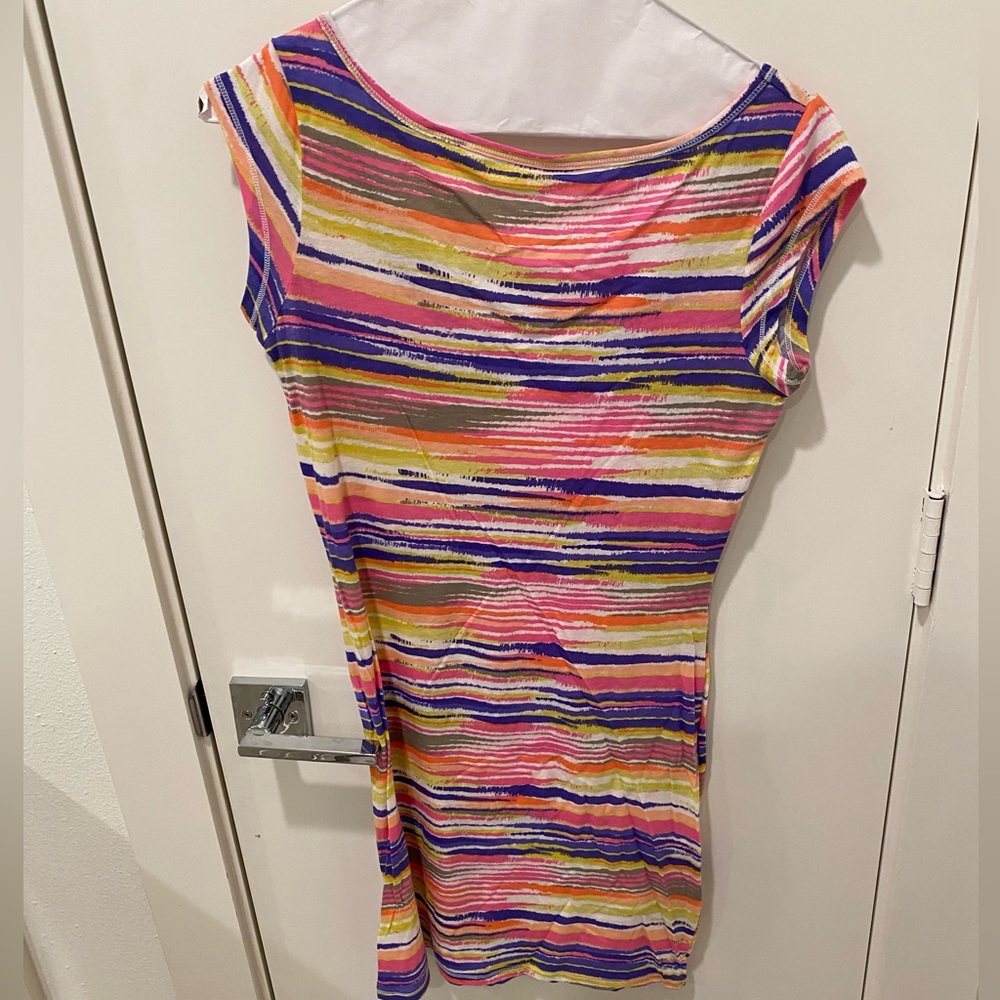 Multi colored tshirt dress